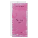 Modern pink design rack cards