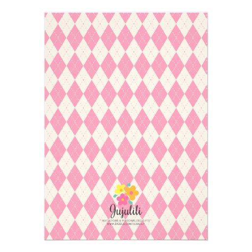Modern Pink & Grey Baby Shower Girl Berry Sweet Custom Invitations