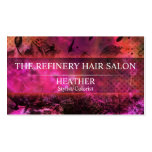 Modern Pink Hair Salon Business Card