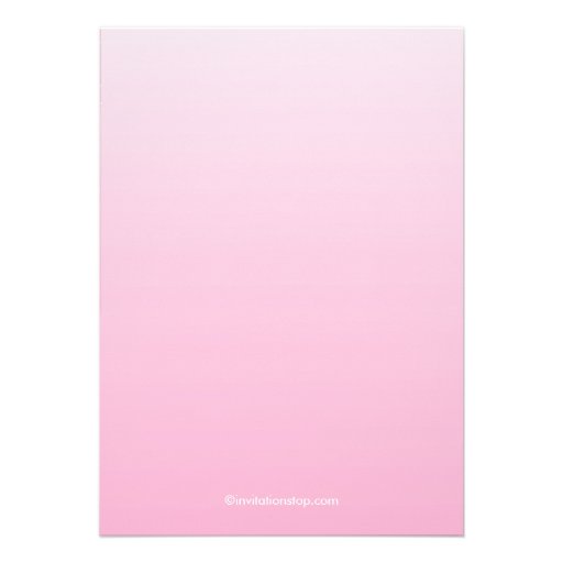 Modern Pink Ombre Garland Cross Communion Card