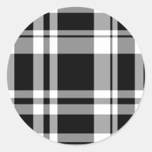 Modern Plaid Stickers