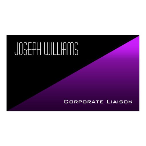 Modern Professional Angled Business Cards