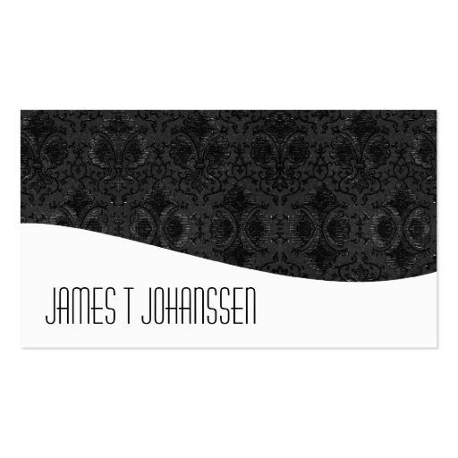 Modern Professional Black & White Business Cards