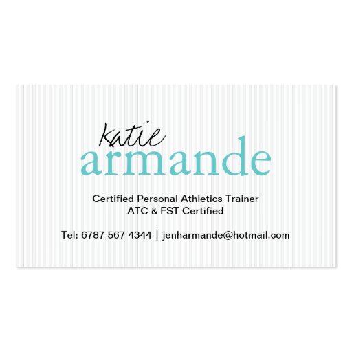 Modern Professional Business Card (front side)