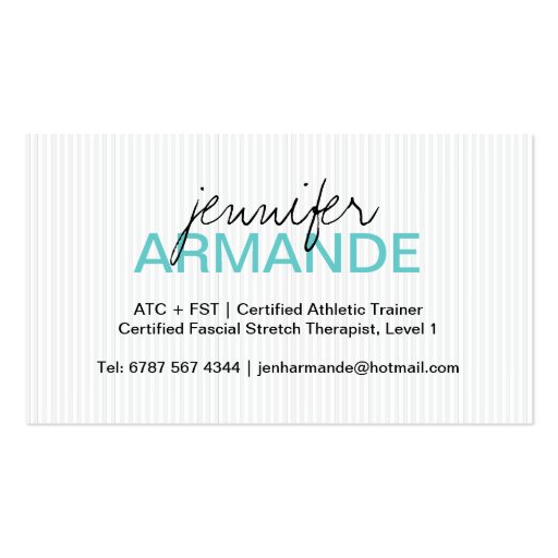 Modern Professional Business Card (front side)