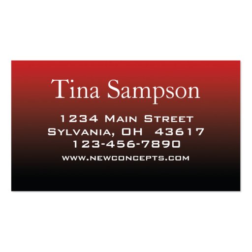 Modern & Professional Business Card Templates (back side)