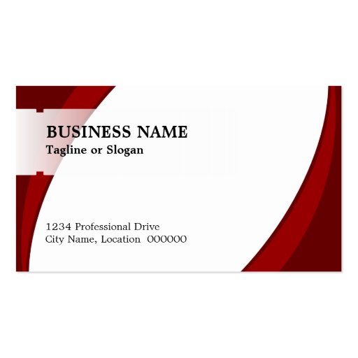 Modern Professional Business Cards (front side)