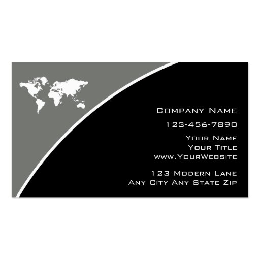 Modern Professional Business Cards (front side)