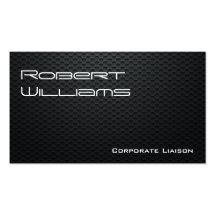 Modern Professional Carbon Fiber Business Cards