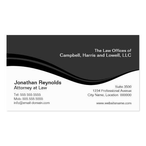 Modern Professional Grey Business Cards