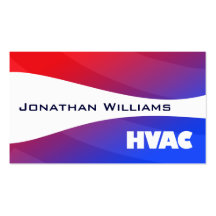 Modern Professional HVAC Business Cards