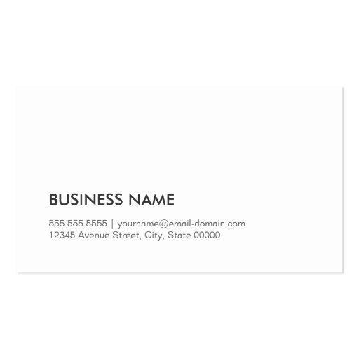 Modern Professional Monogram Black White Business Card Templates (back side)