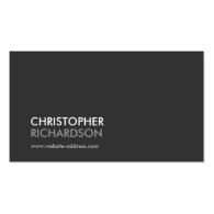 MODERN PROFESSIONAL No. 1 Business Card