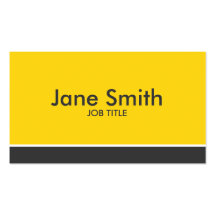 Modern Professional Plain Simple Stylish Classy Business Card