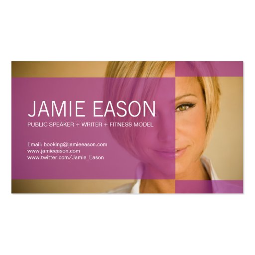 Modern Profile Card - Jamie Eason Business Card