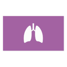 Modern pulmonology pulmonologist lungs minimalist business card templates
