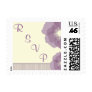 Modern Purple Floral RSVP