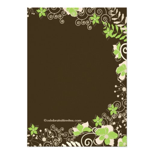 Modern Purple Floral Spring Baby Shower Invitation