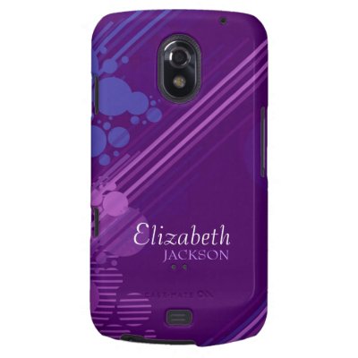 Modern Purple Grunge Samsung Galaxy Nexus Case