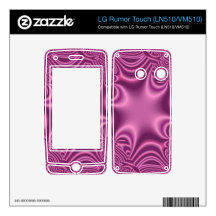 modern purple pattern skins for LG rumor touch