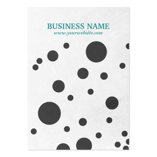 Modern Random Spots Earring Cards Business Cards (front side)