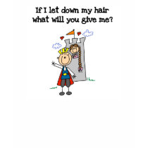 Modern Rapunzel t-shirts by stick_figures Modern Rapunzel t-shirts