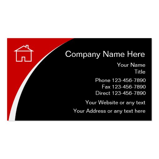 Modern Real Estate Business Cards