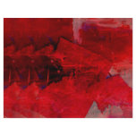 Modern Red Abstract Painting Art Flyer