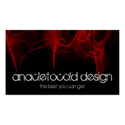 modern red fire bussiness card business cards