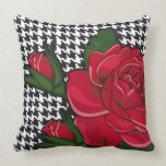 Modern Red Rose Pillow Style 2