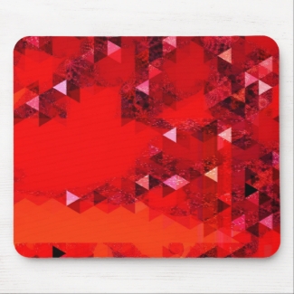 Modern Red Triangles Graphic Abstract