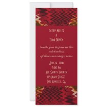 modern red wedding invitations by DonnaGraysonAbstract modern red wedding invitations
