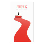 Modern Red White Painter Template Business Card