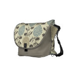 Modern Regal Rose Print Messenger Bag rickshaw messenger bags