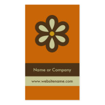 Modern Retro Business Card/Social Networking Card