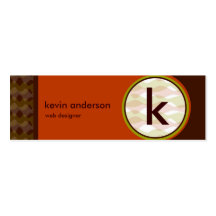 Modern Retro MiniCard Business Cards