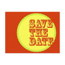 Modern-Retro Save The Date postcards