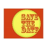 Modern-Retro Save The Date Post Card