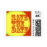 Modern-Retro SaveTheDate Postage