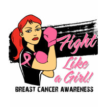 Modern Rosie Fight Like a Girl - Breast Cancer t-shirts