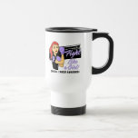 Modern Rosie Fight Like a Girl - CANCER mugs
