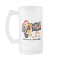 Modern Rosie Fight Like a Girl - Leukemia Mug