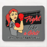 Modern Rosie Fight Like a Girl - Skin Cancer mousepads