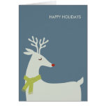 Modern Rudolph Christmas Cards