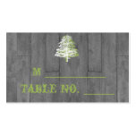 Modern Rustic Barn Wood Wedding Place Cards Business Card