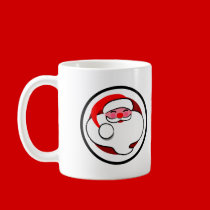 Modern Santa mugs
