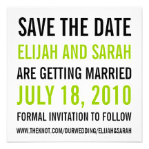 Modern Save the Date Announcement