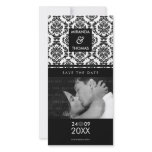 MODERN SAVE THE DATE CARD :: damask colors 10 Photo Cards