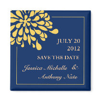 Modern Save the Date Magnet