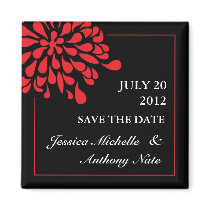 Modern Save the Date Magnet